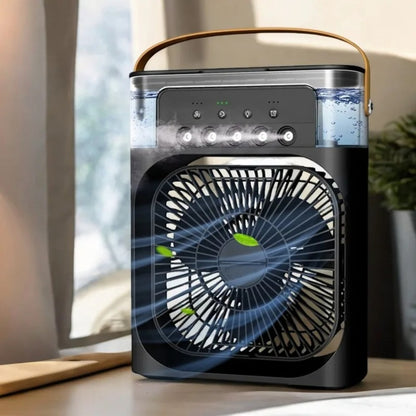 Mini ventilateur rafraîchissant RGB avec humidificateur