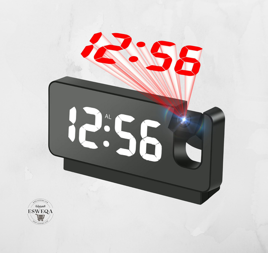Horloge avec projection LED