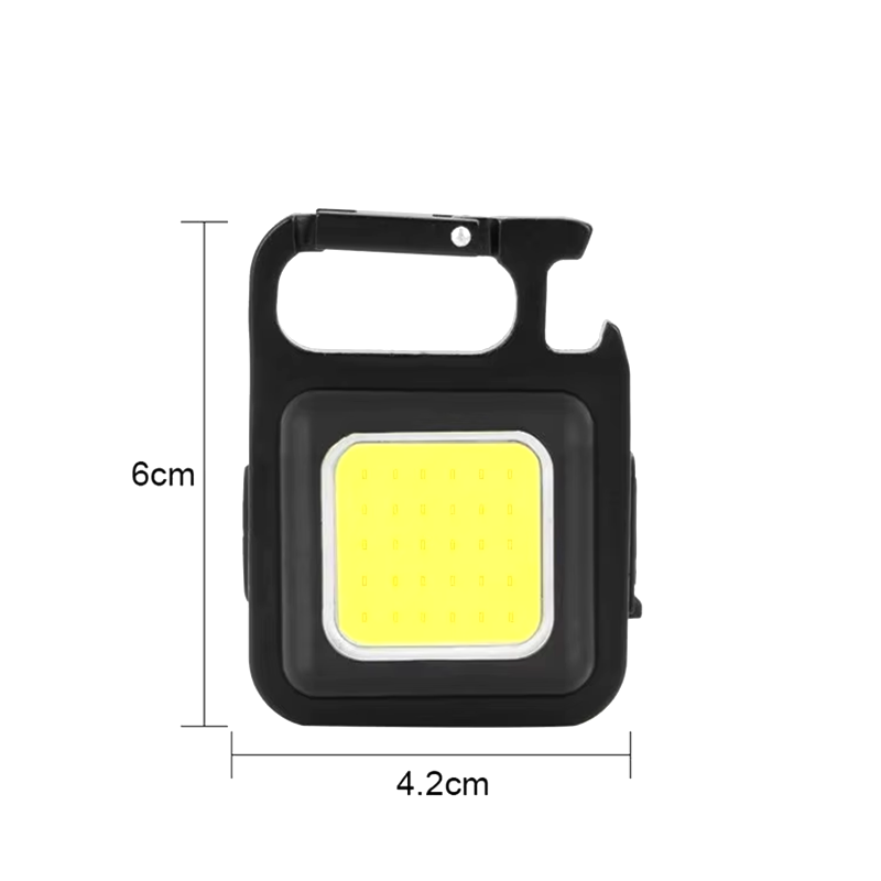 Porte-clés Lampe torche Multifonctions 