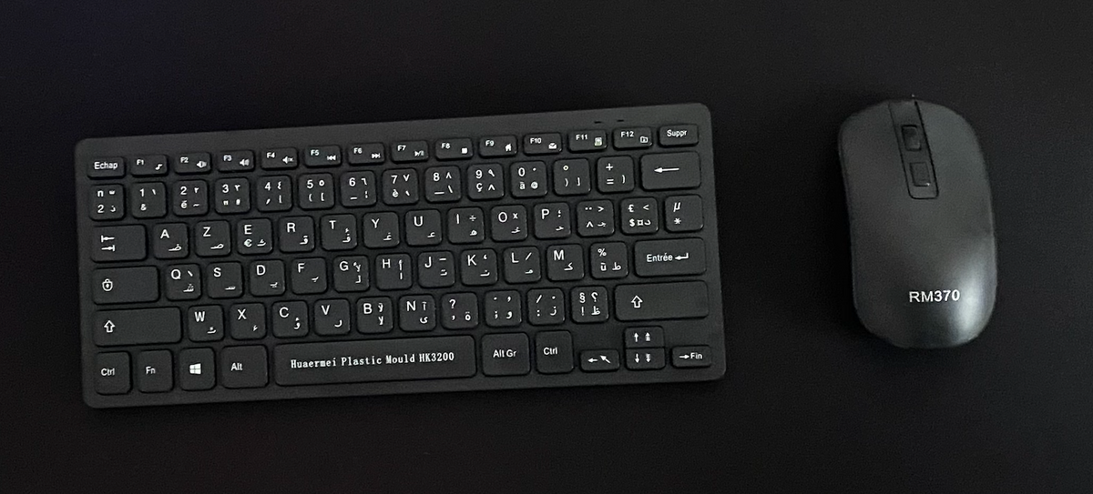 Mini-clavier et souris sans fil